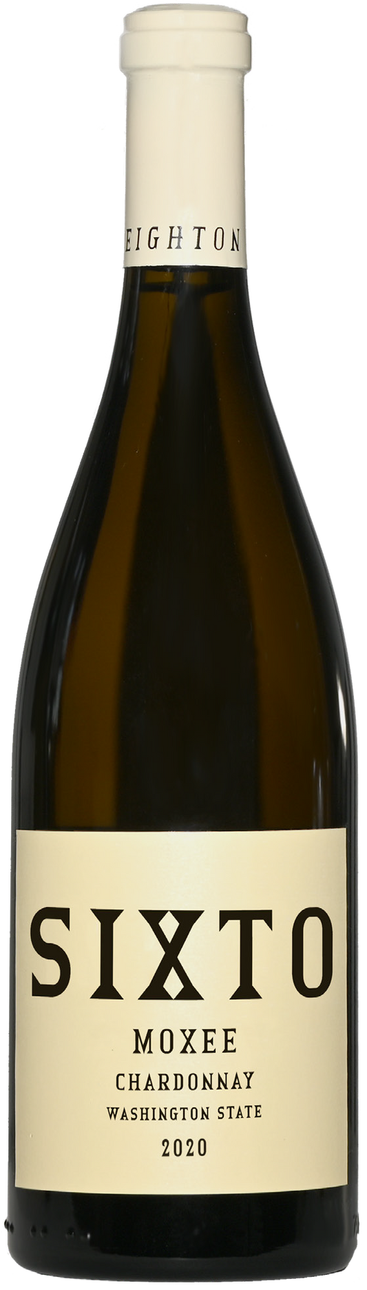 Sixto Moxee Vineyard Chardonnay 2020  Front Bottle Shot