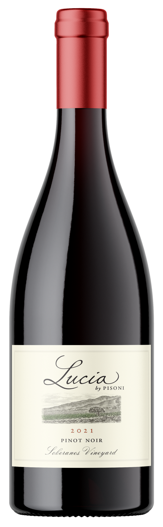 Lucia Vineyards Soberanes Vineyard Pinot Noir 2021  Front Bottle Shot