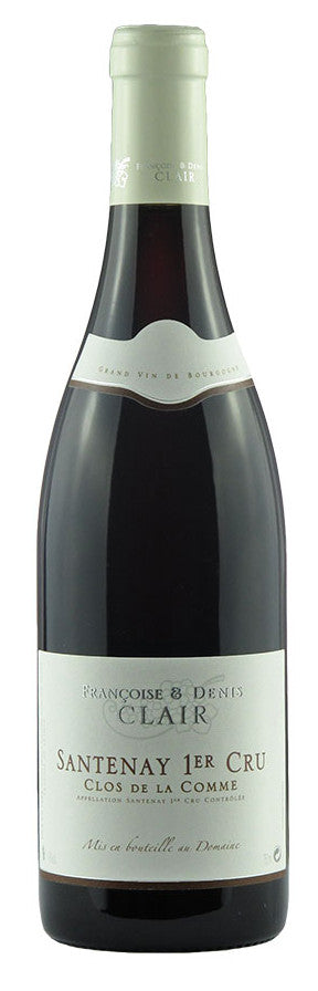 Francoise & Denis Clair Santenay Premier Cru Clos de la Comme 2022  Front Bottle Shot