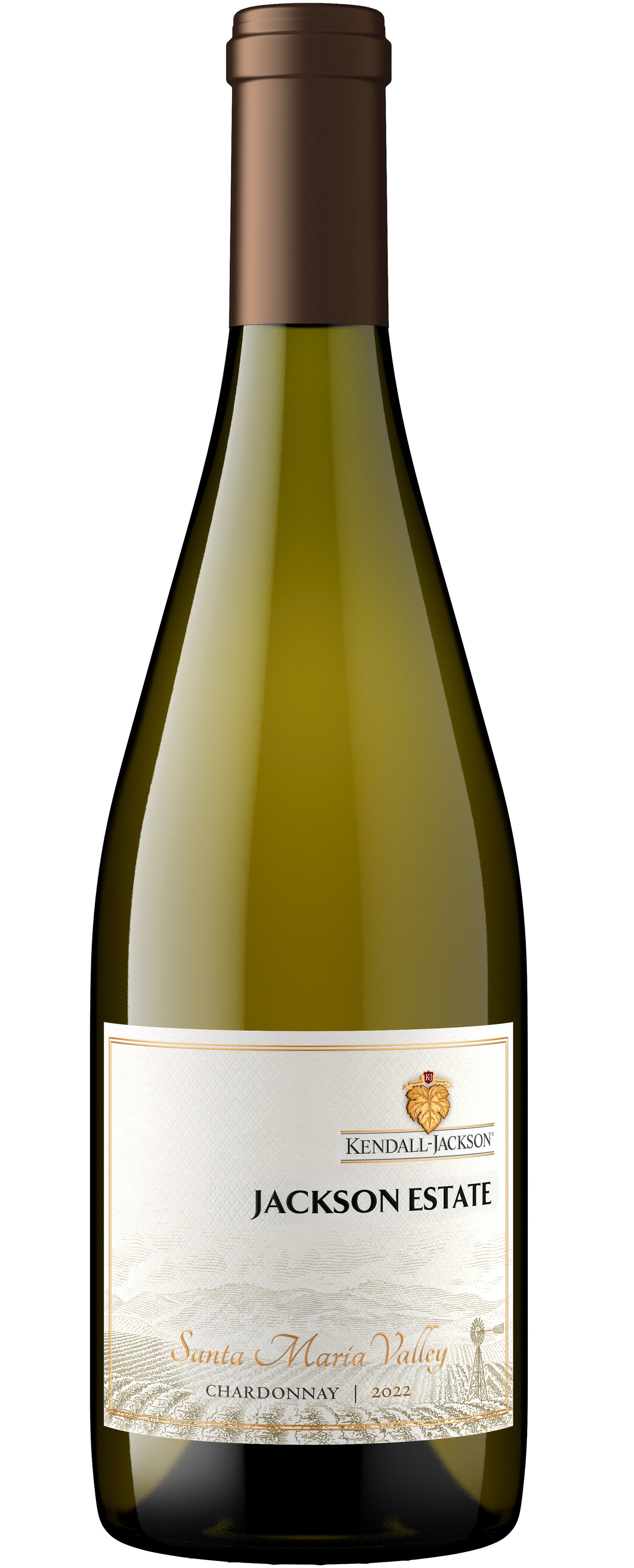 Kendall-Jackson Estates Collection Santa Maria Valley Chardonnay 2022  Front Bottle Shot