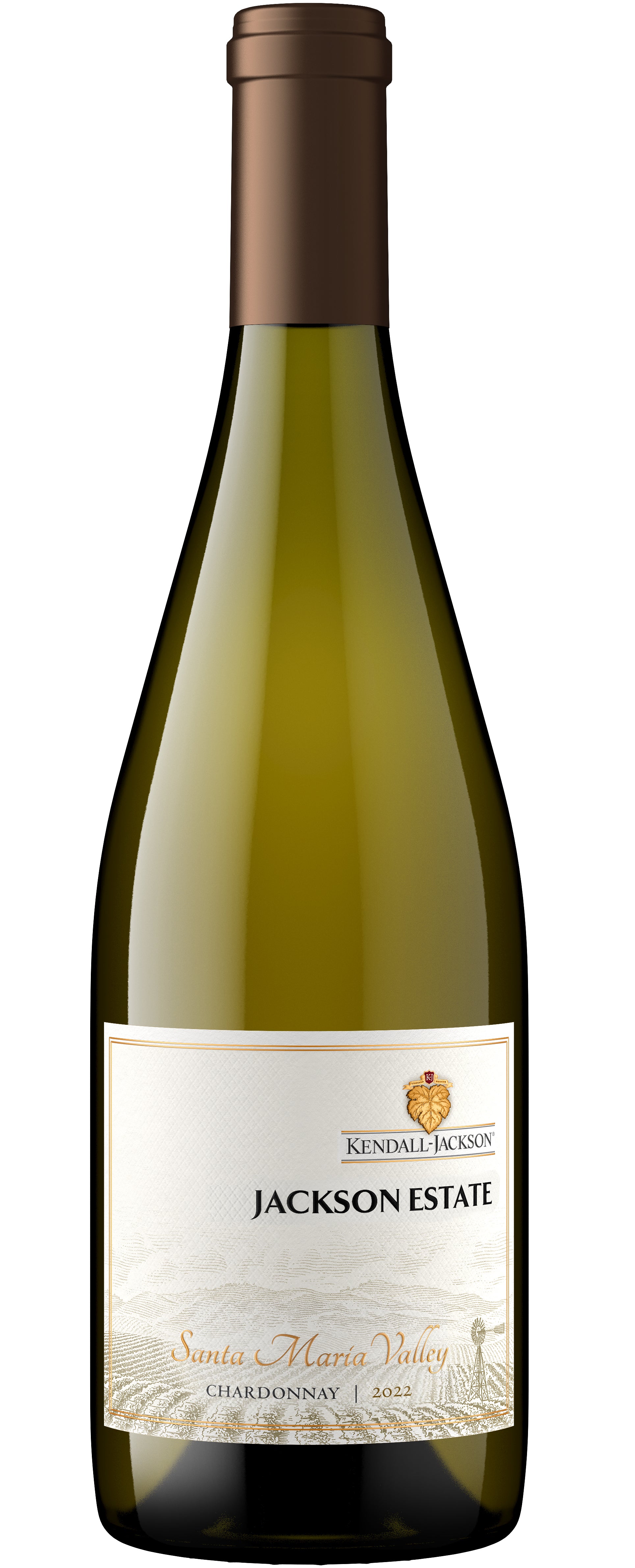 Kendall-Jackson Estates Collection Santa Maria Valley Chardonnay 2022  Front Bottle Shot
