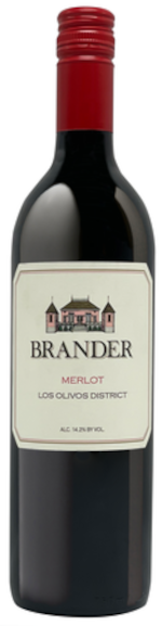 Brander Merlot 2021  Front Bottle Shot