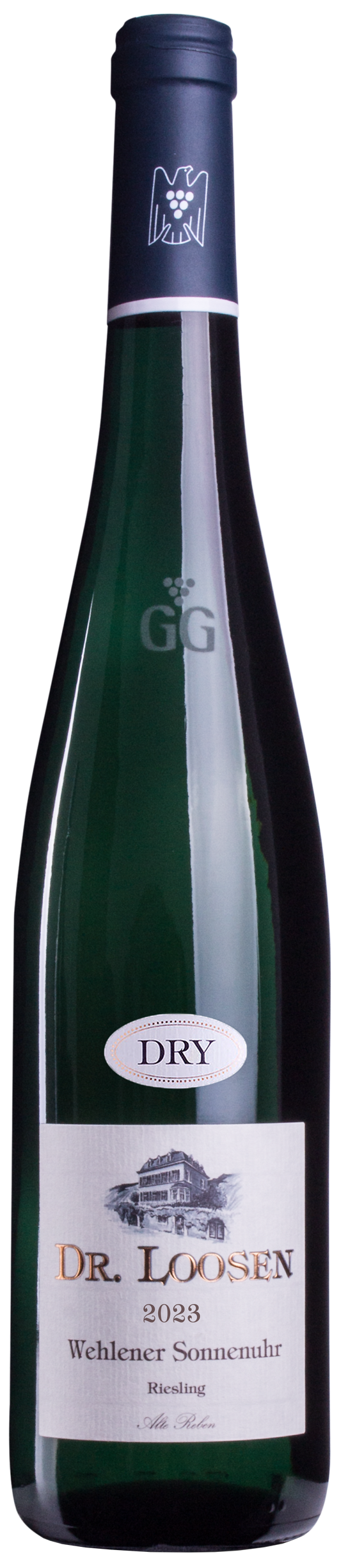 Dr. Loosen Wehlener Sonnenuhr Alte Reben Riesling Grosses Gewachs 2023  Front Bottle Shot