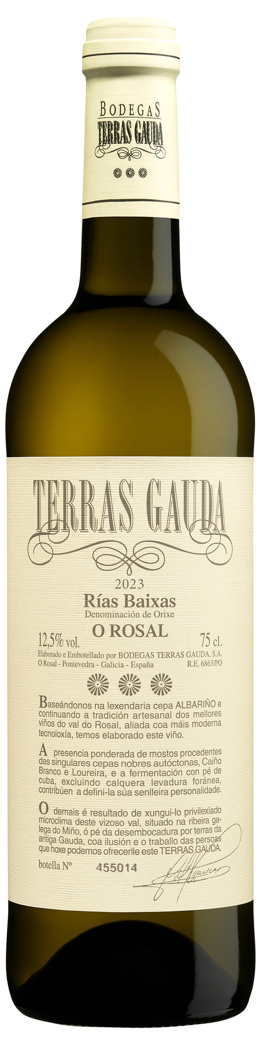 Terras Gauda O Rosal Albarino Blend 2023  Front Bottle Shot