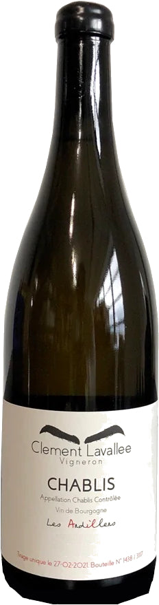 Clement Lavallee Chablis Les Ardillers 2021  Front Bottle Shot