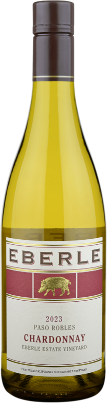 Eberle Chardonnay 2023  Front Bottle Shot