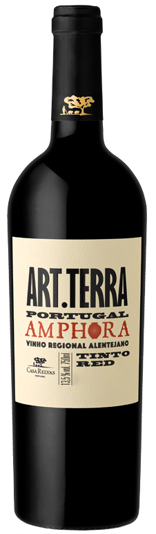 Casa Relvas Art.Terra Amphora Red 2020  Front Bottle Shot