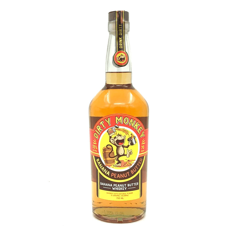 Dirty Monkey Banana Peanut Butter Flavored Whiskey 750ml