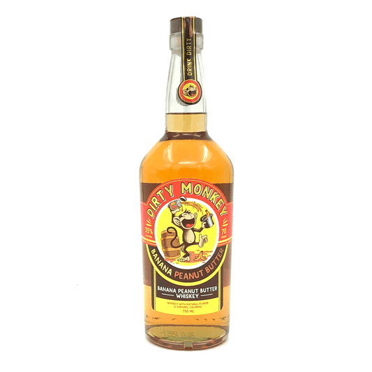 Dirty Monkey Banana Peanut Butter Flavored Whiskey 750ml