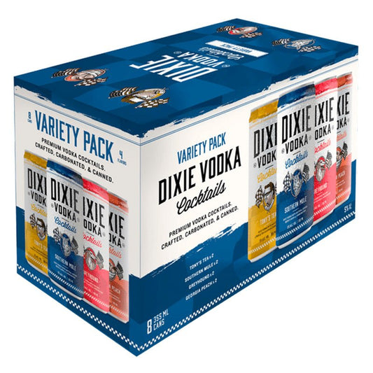 Dixie Variety Pack Cocktails Vodka 8/355ml