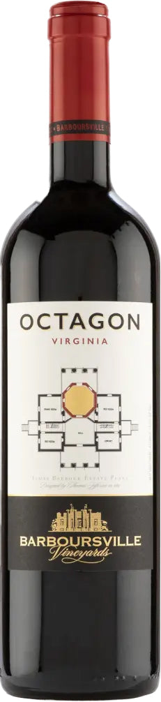 Barboursville Octagon 2020  Front Bottle Shot