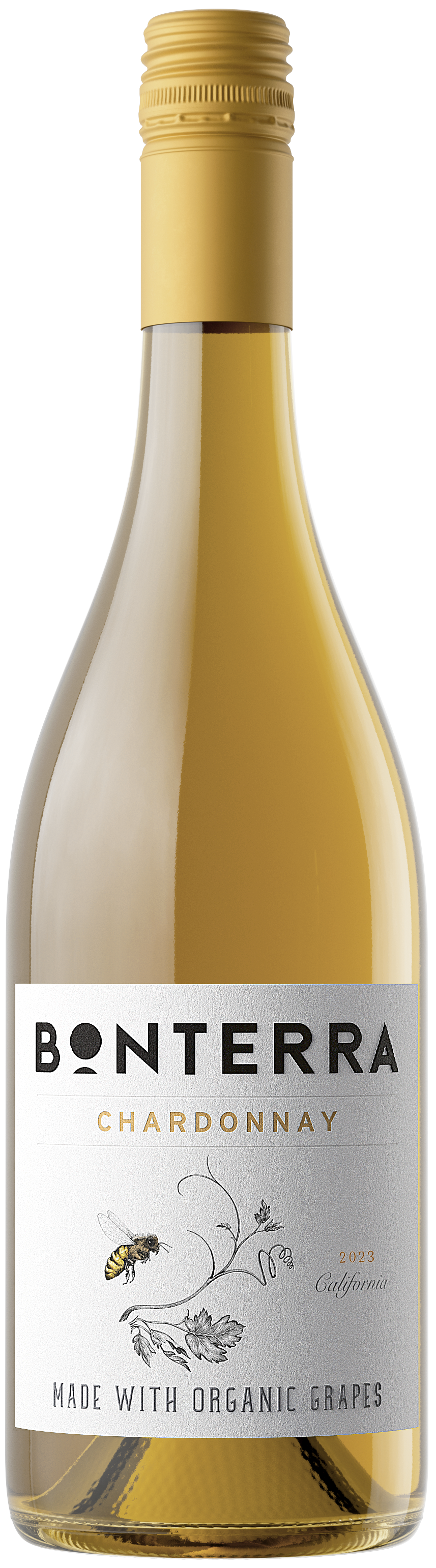 Bonterra Organically Grown Chardonnay 2023  Front Bottle Shot
