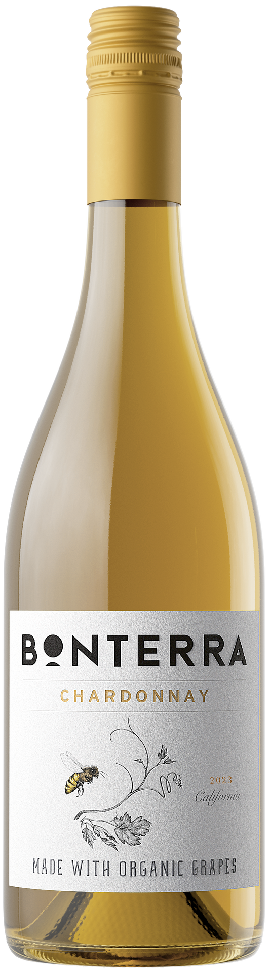 Bonterra Organically Grown Chardonnay 2023  Front Bottle Shot