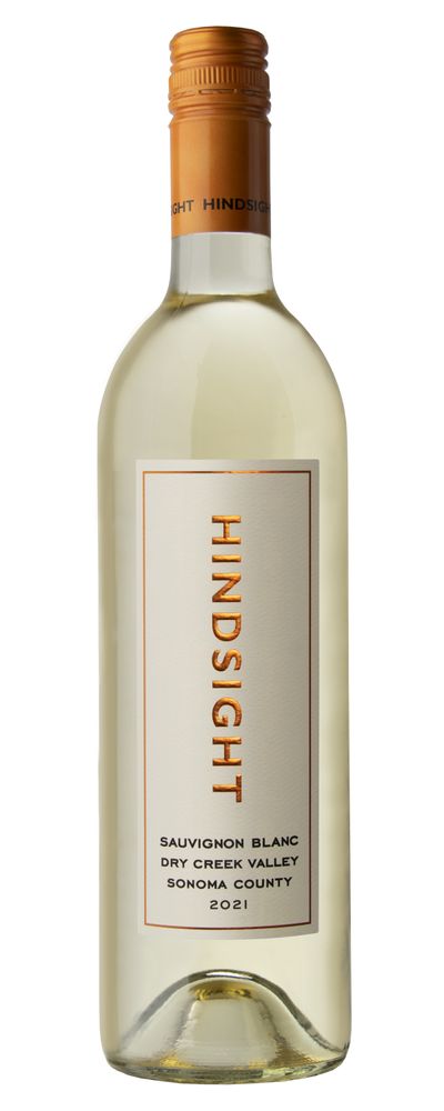 Hindsight Wines Sauvignon Blanc 2021  Front Bottle Shot