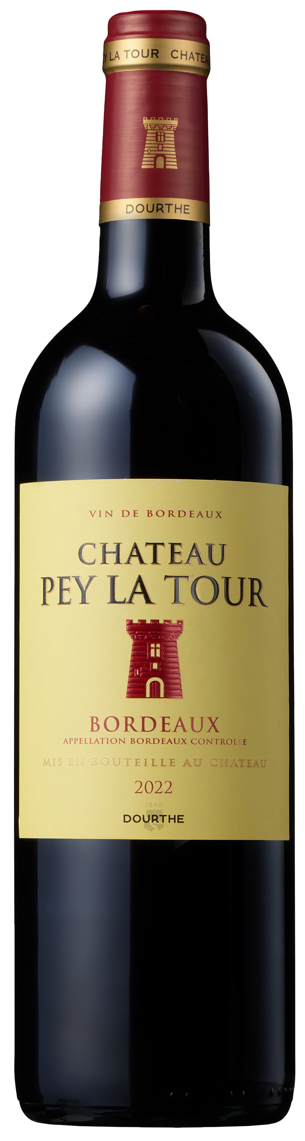 Chateau Pey La Tour  2022  Front Bottle Shot