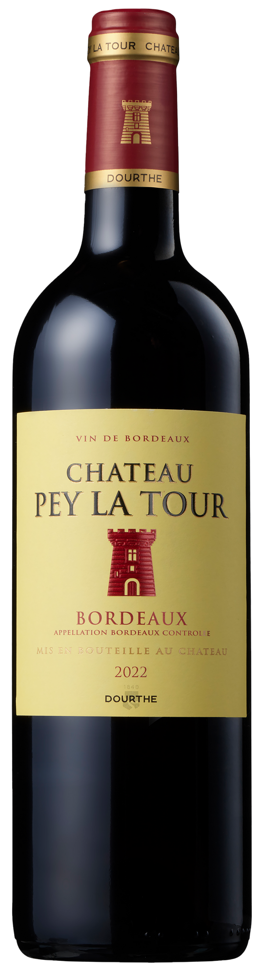 Chateau Pey La Tour  2022  Front Bottle Shot