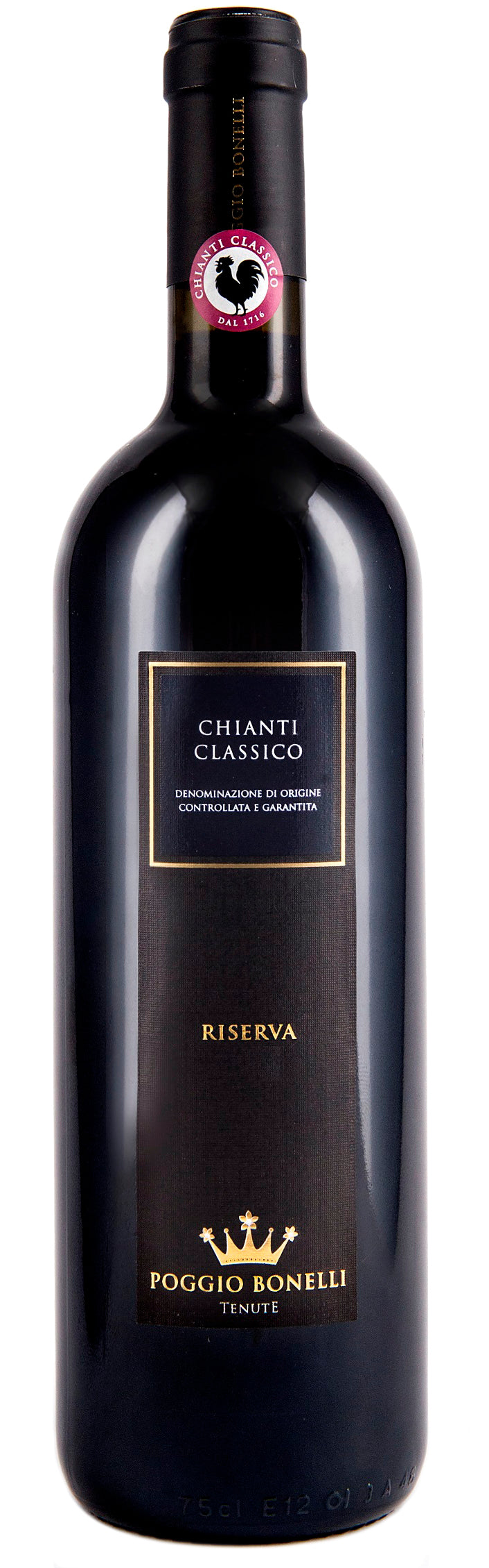Poggio Bonelli Chianti Classico Riserva 2016  Front Bottle Shot