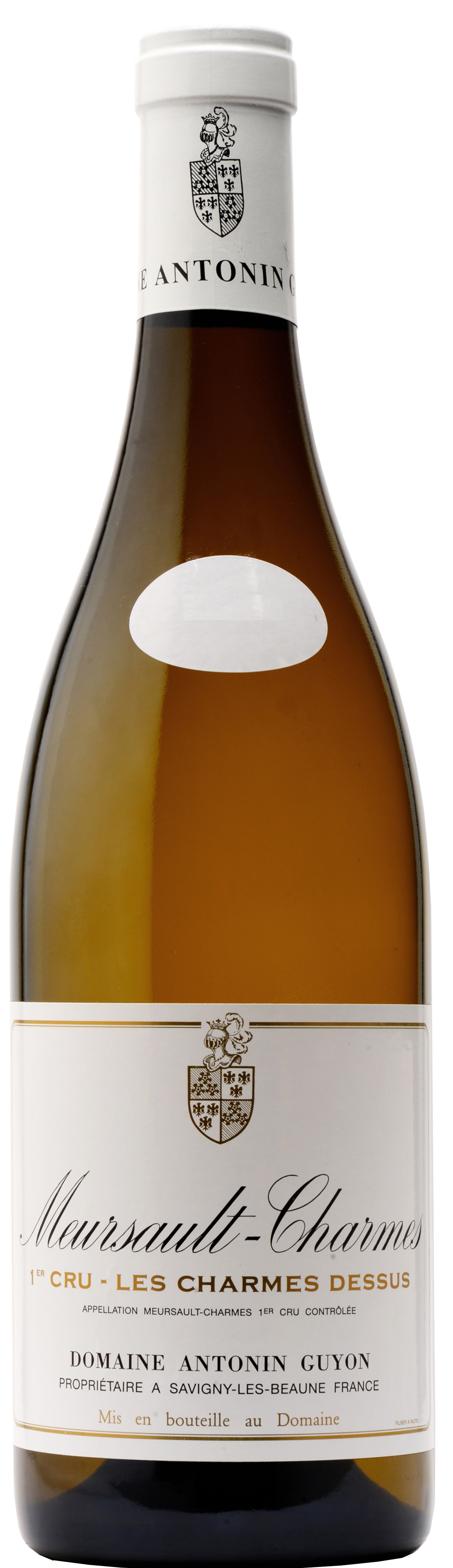 Domaine Antonin Guyon Meursault Les Charmes Dessus Premier Cru 2022  Front Bottle Shot
