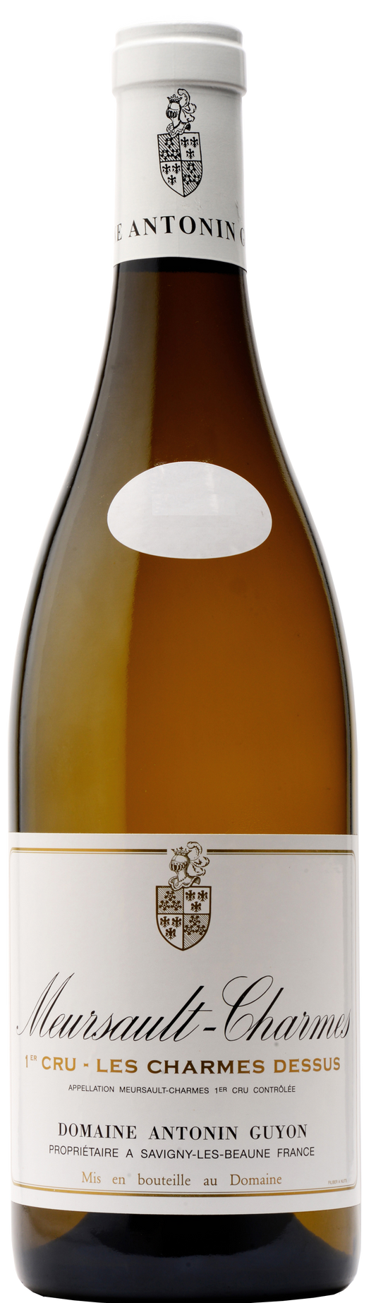 Domaine Antonin Guyon Meursault Les Charmes Dessus Premier Cru 2022  Front Bottle Shot