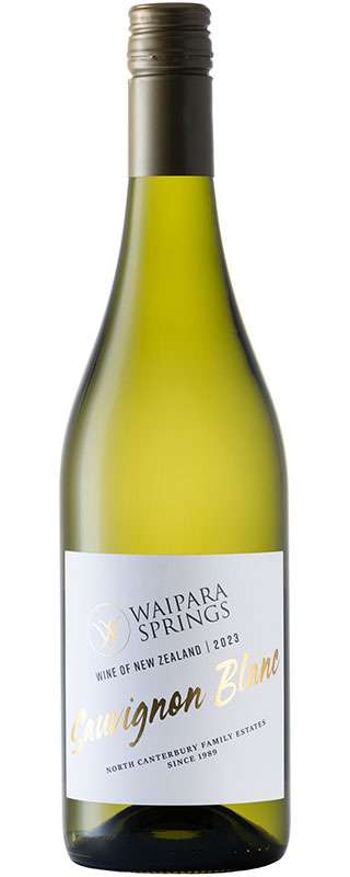 Waipara Springs Sauvignon Blanc 2023  Front Bottle Shot