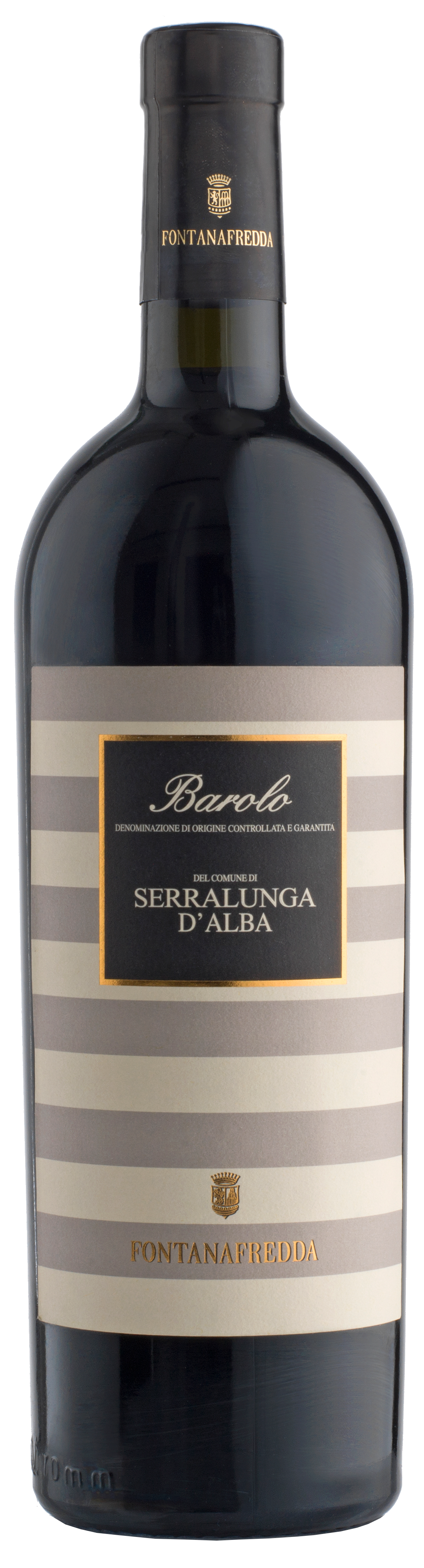 Fontanafredda Serralunga d'Alba Barolo 2017  Front Bottle Shot