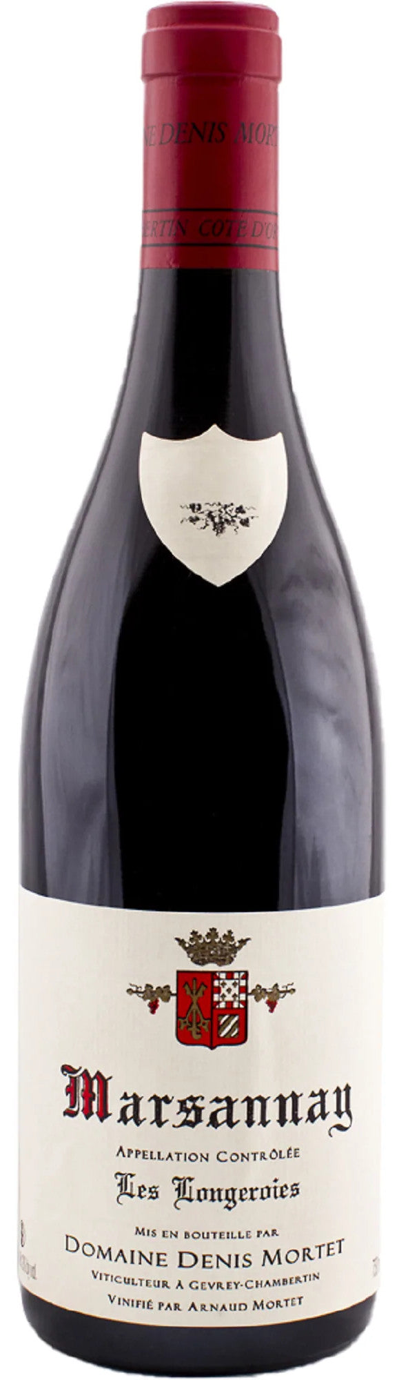 Denis Mortet Marsannay Les Longeroies 2022  Front Bottle Shot