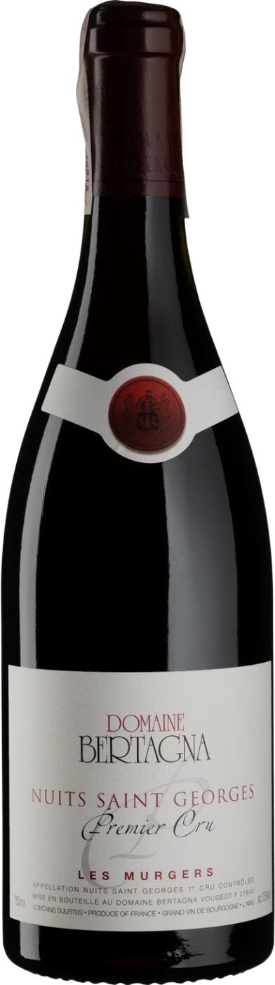 Domaine Bertagna Nuits Saint Georges Les Murgers Premier Cru 2018  Front Bottle Shot