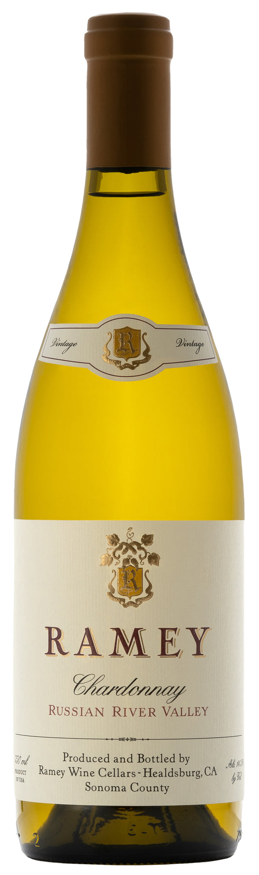 Ramey Russian River Chardonnay 2023  Front Bottle Shot