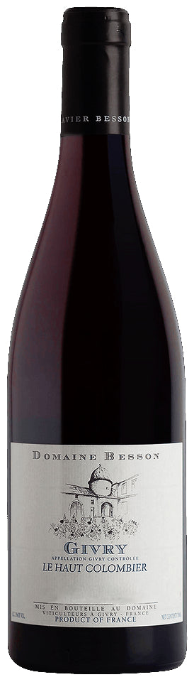 Domaine Besson Givry Le Haut Colombier 2021  Front Bottle Shot