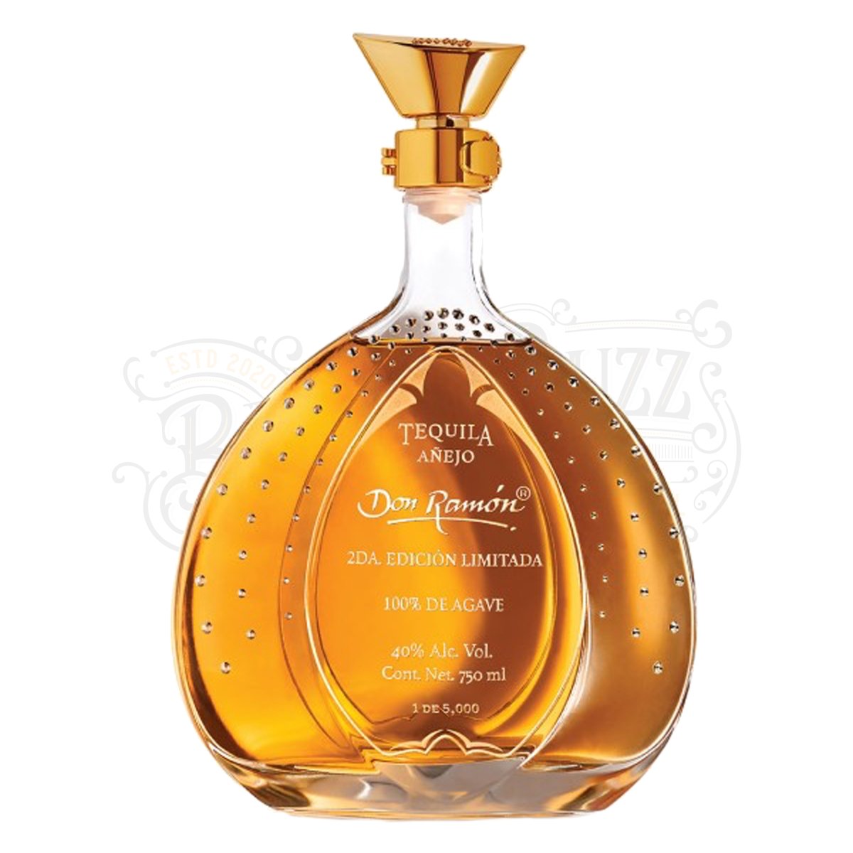 Don RamÃ³n Swarovski Crystals AÃ±ejo Tequila 100% de Agave EdiciÃ³n Limitada