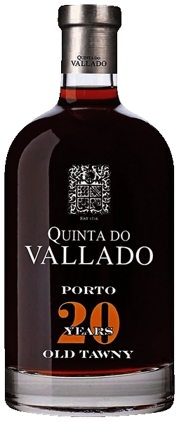 Quinta do Vallado 20 Year Old Tawny Port (500ML)  Front Bottle Shot