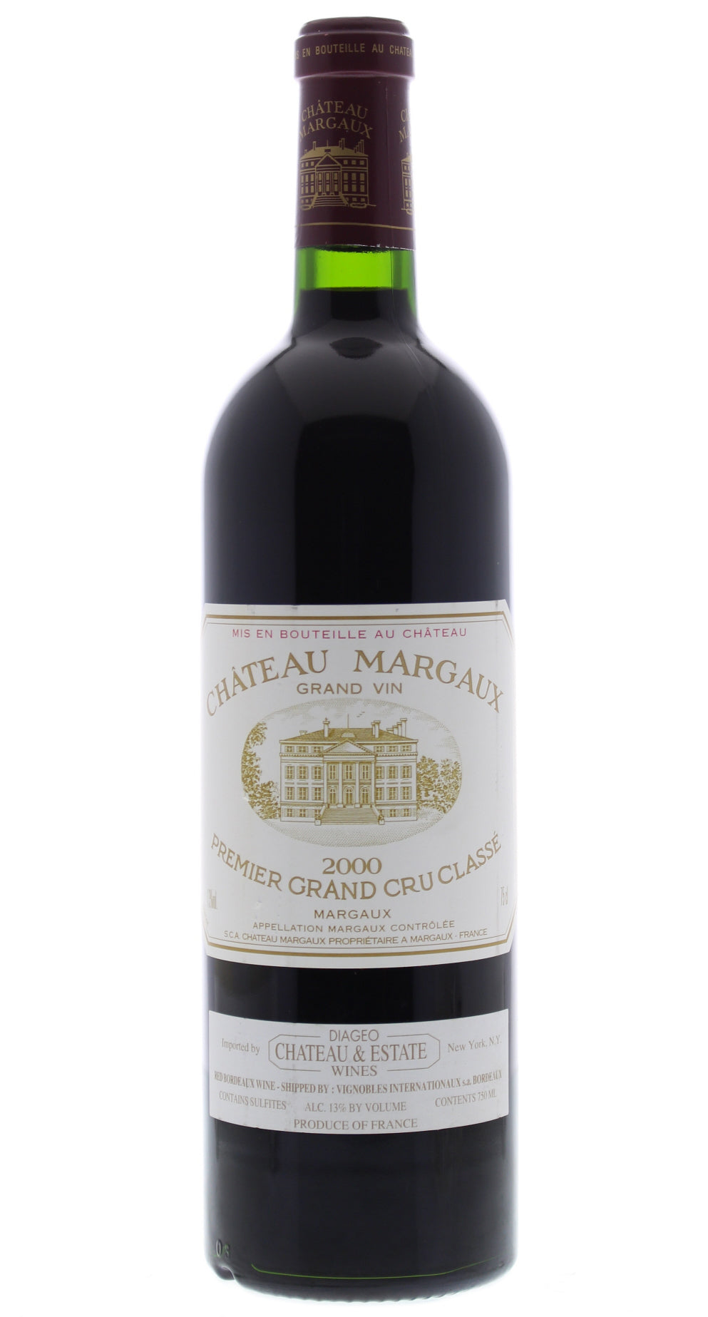 Chateau Margaux  2000  Front Bottle Shot