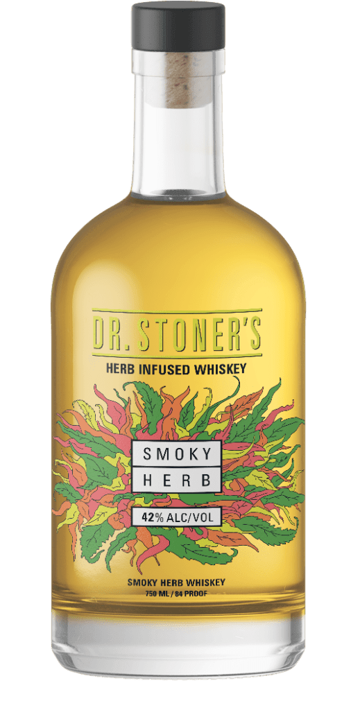 Dr. Stoner’s Smoky Herb Whiskey (750Ml)