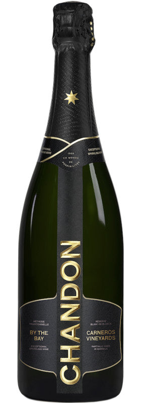 Chandon By The Bay Reserve Blanc de Blancs  Front Bottle Shot