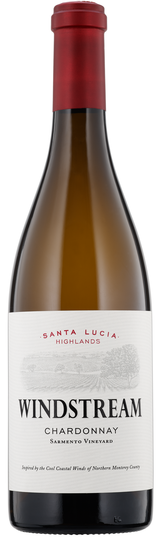 Windstream Chardonnay 2020  Front Bottle Shot
