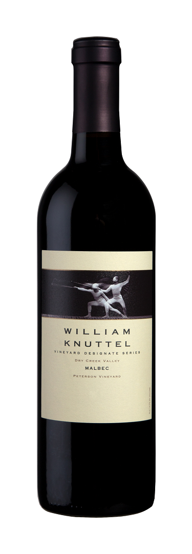 William Knuttel Peterson Vineyard Malbec 2019  Front Bottle Shot