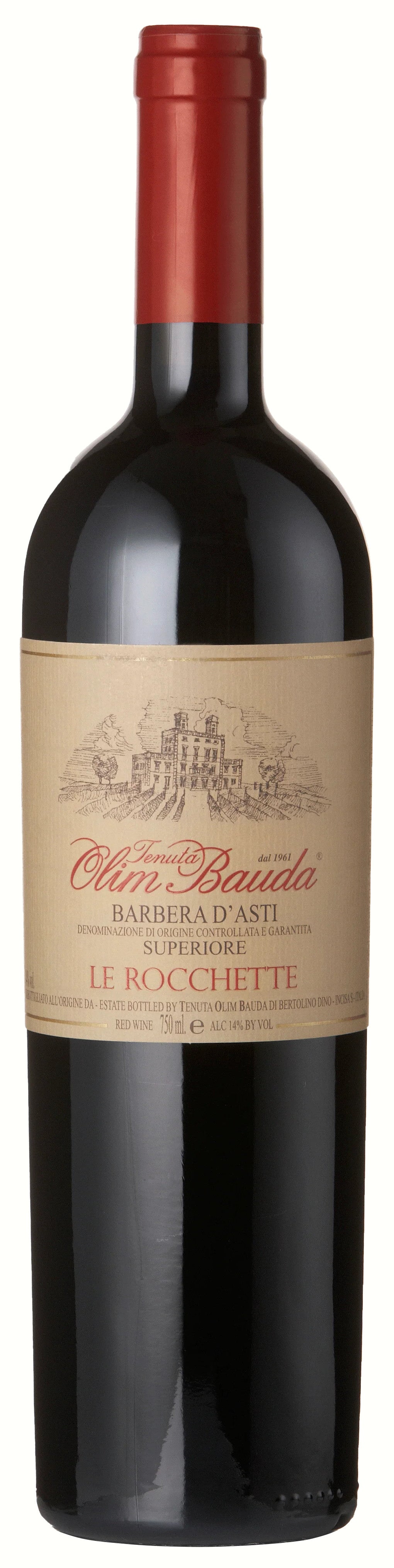 Tenuta Olim Bauda Barbera d'Asti Superiore Le Rocchette 2020  Front Bottle Shot