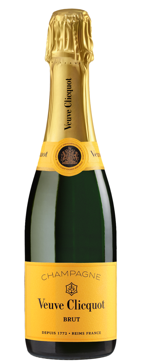 Veuve Clicquot Yellow Label Brut (375ML half-bottle)  Front Bottle Shot