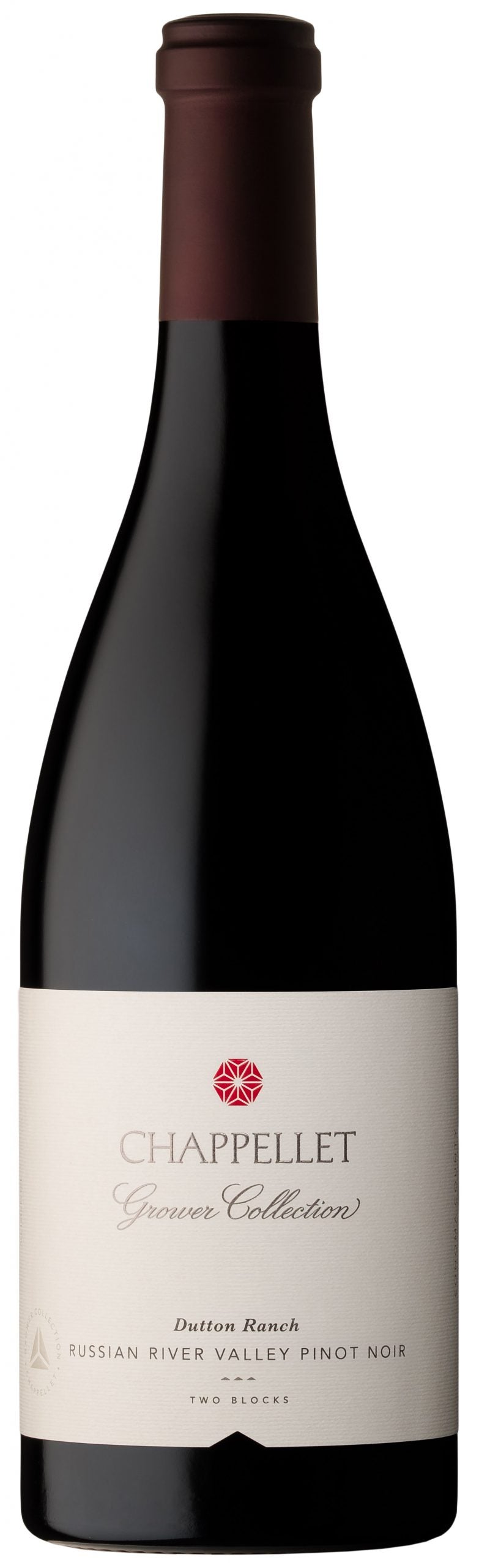 Chappellet Grower Collection Dutton Ranch Pinot Noir 2021  Front Bottle Shot
