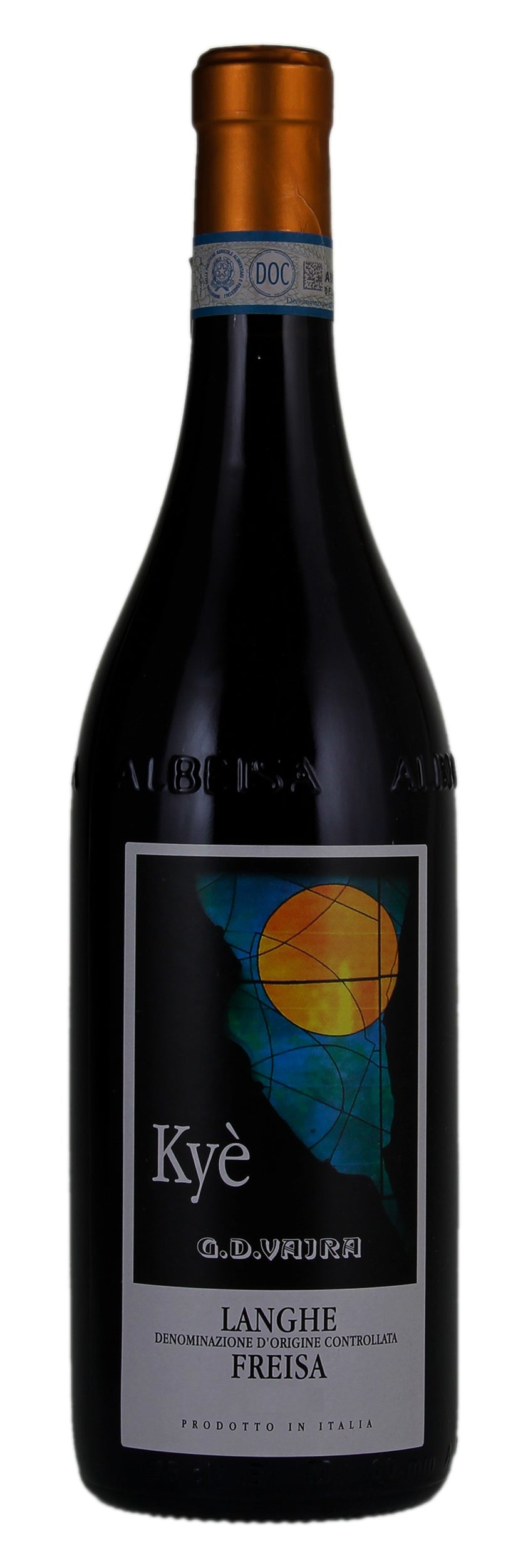 G.D. Vajra Langhe Freisa Kye 2018  Front Bottle Shot