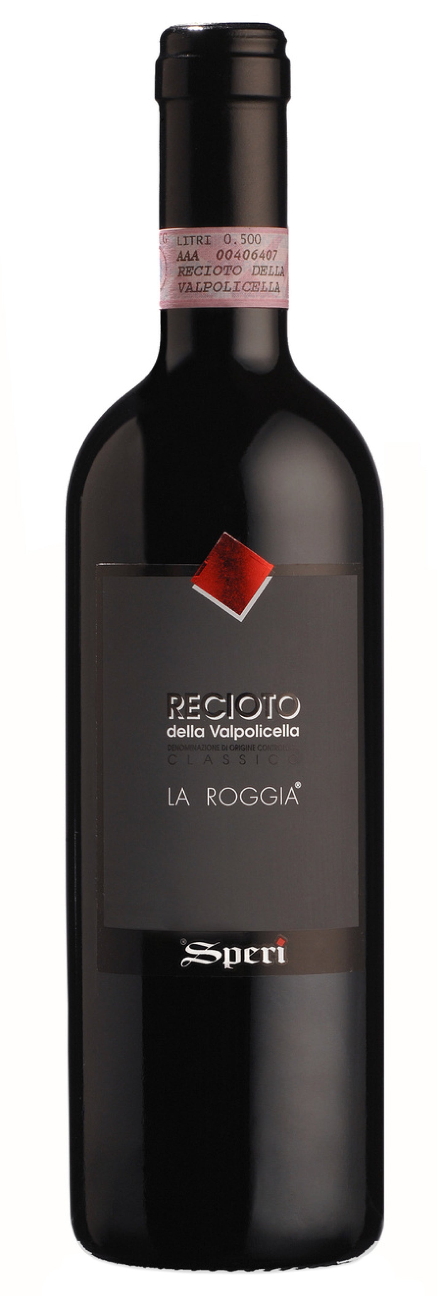 Speri Recioto della Valpolicella Classico La Roggia (500ML) 2021  Front Bottle Shot