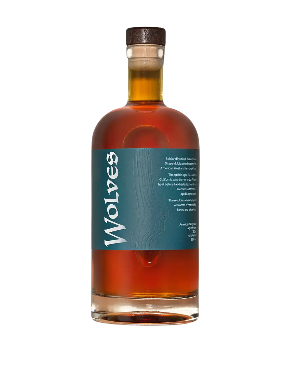 WOLVES 5 YEAR OLD AMERICAN SINGLE MALT WHISKEY 750 ML