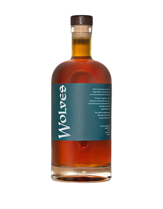 WOLVES 5 YEAR OLD AMERICAN SINGLE MALT WHISKEY 750 ML