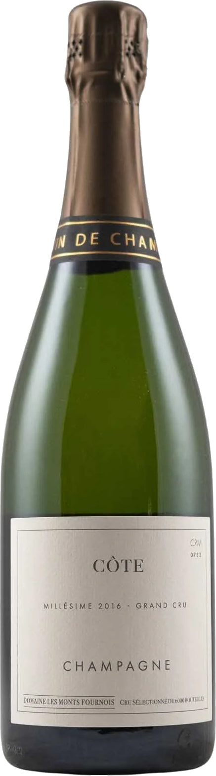 Les Monts Fournois Cote Cramant Grand Cru 2016  Front Bottle Shot