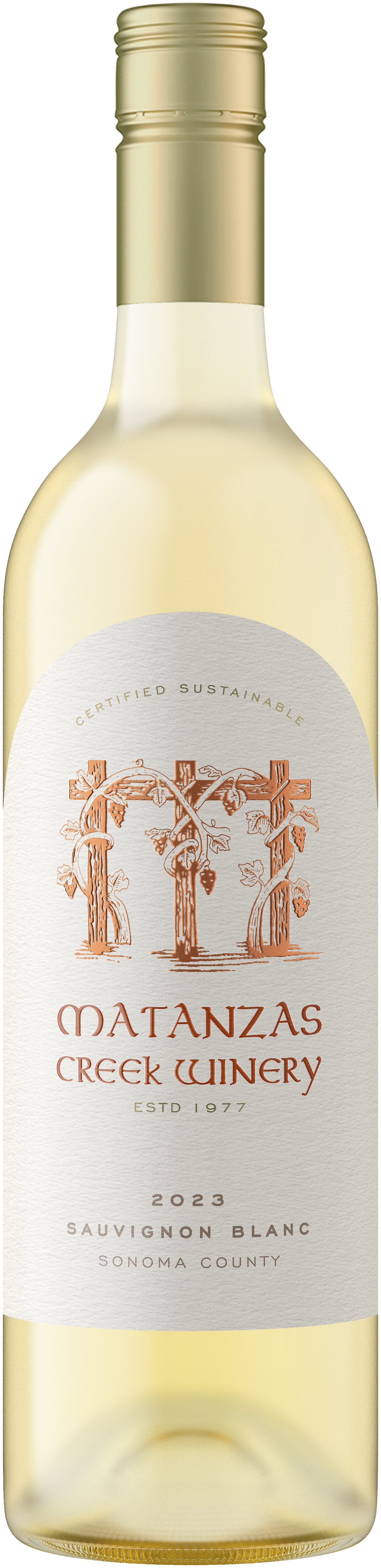 Matanzas Creek Sonoma County Sauvignon Blanc 2023  Front Bottle Shot