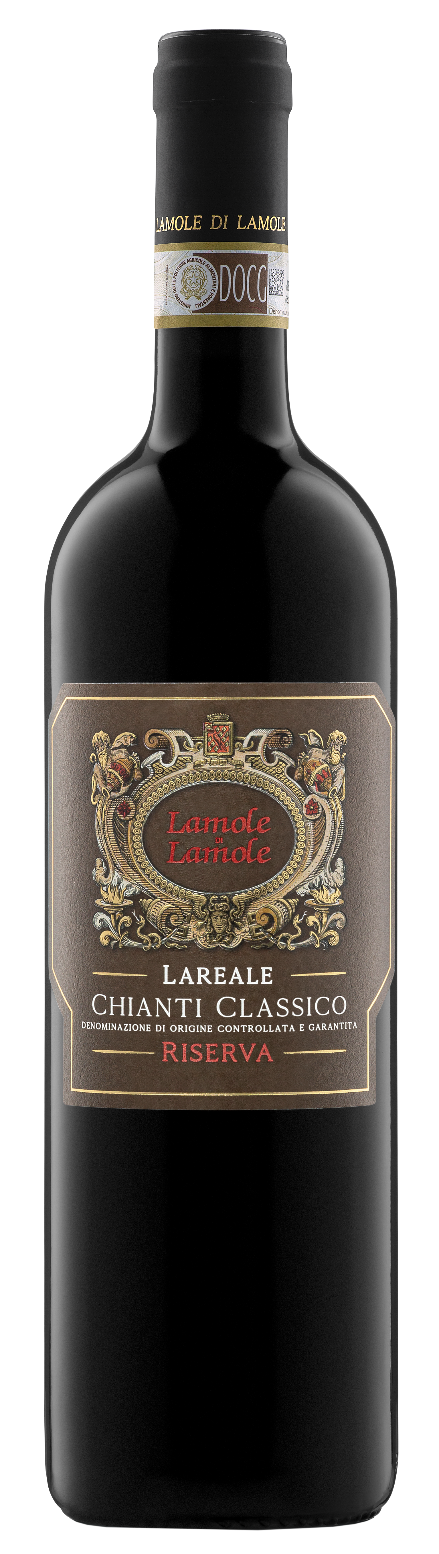 Lamole di Lamole Lareale Chianti Classico Riserva 2018  Front Bottle Shot