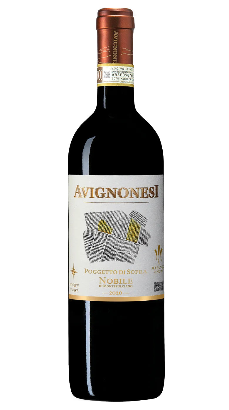 Avignonesi Poggetto di Sopra Alleanza Vino Nobile di Montepulciano 2020  Front Bottle Shot