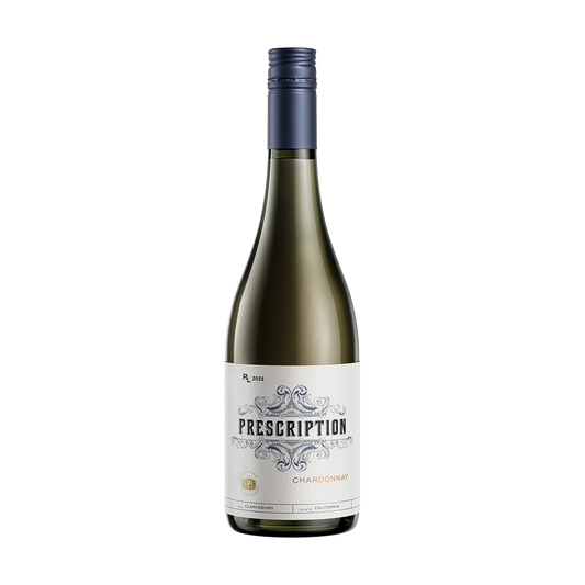 Prescription Chardonnay 2022  Front Bottle Shot