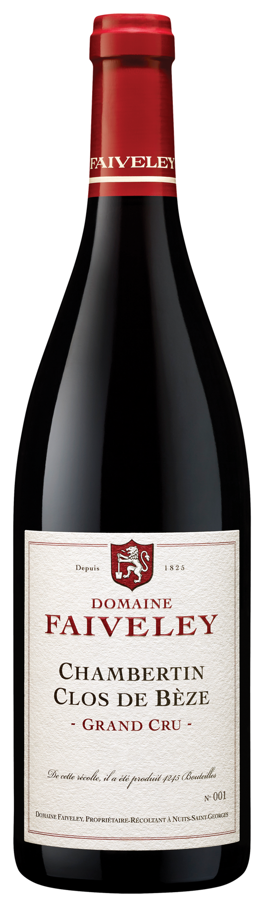 Faiveley Chambertin Clos de Beze Grand Cru 2022  Front Bottle Shot