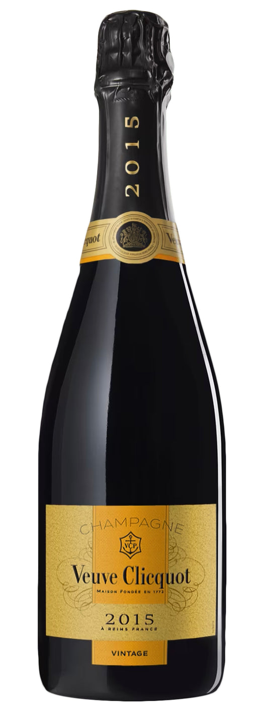 Veuve Clicquot Vintage Brut 2015  Front Bottle Shot